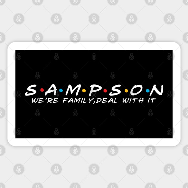 The Sampson Family Sampson Surname Sampson Last name Sticker by TeeLogic